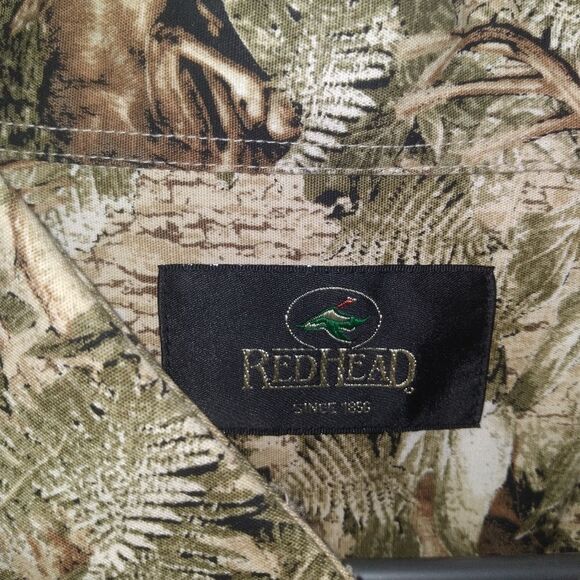 Redhead Men's 100% Cotton Hawaiian Button Down Shirt Size XXL - Picture 2 of 3